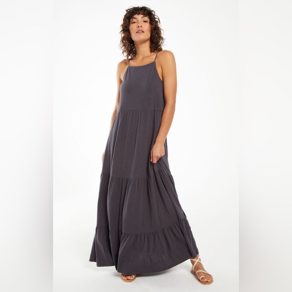 Z Supply Charcoal Maxi Dress